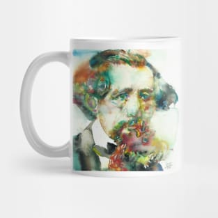 CHARLES DICKENS - watercolor portrait .3 Mug